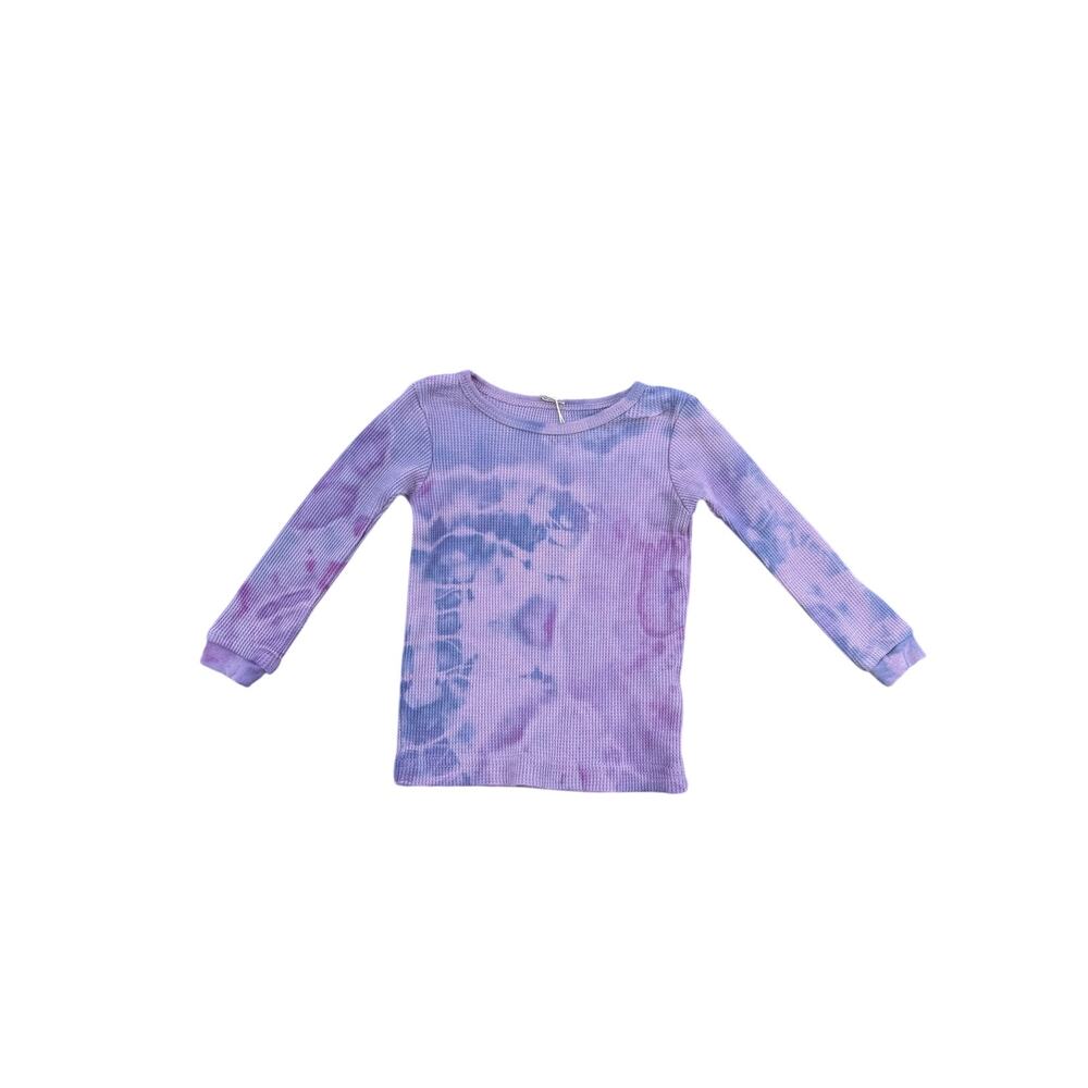 Tie Dye New England Patriots Long Sleeve Shirt | Geode Tie - Reverse Dye